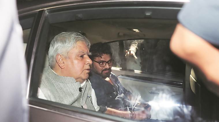 kolkata governor on babul supriyo attack, tmc on babul supriyo attack, babul supriyo attacked, kolkata city news, indian express news