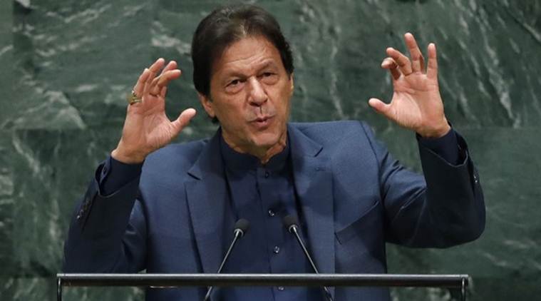 Imran Khan, Imran Khan UN address, Imran Khan on RSS, India reply to Imran Khan, India reply to Imran Khan UN address, Jammu and Kashmir, UNGA