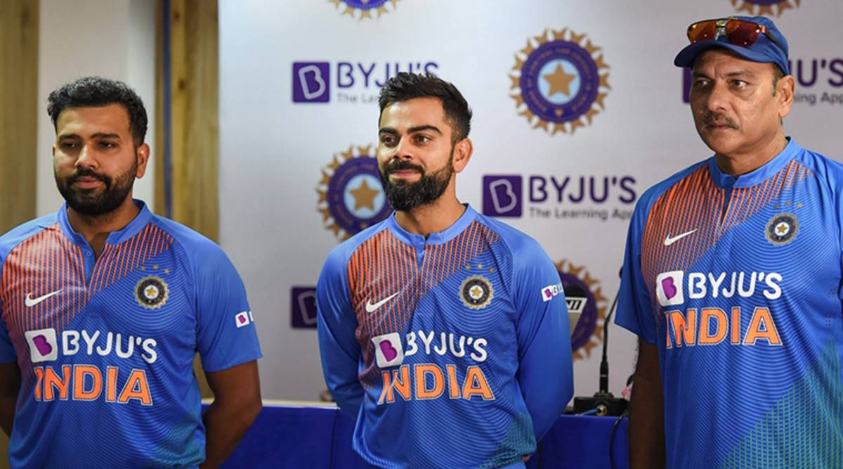 India jersey with new sponsor logo 