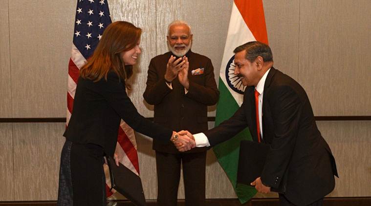 modi in us, modi in houston, Tellurian Petronet mou, modi meeting with ceos, howdy modi, modi us visit 2019, modi us tour, modi us trip, modi us trip 2019, modi us visit schedule, modi us speech, modi us news, indian us relations, indian express news