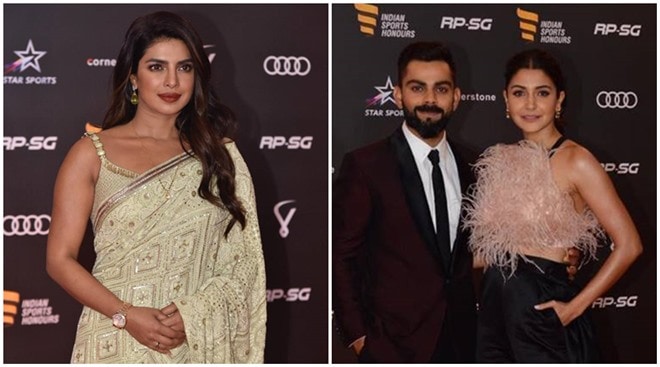 Priyanka Chopra, Anushka Sharma, Kartik Aaryan attend Indian Sports ...