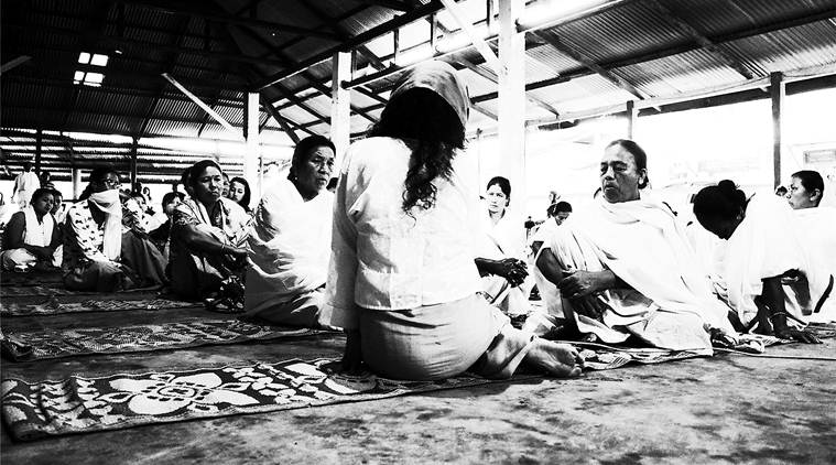 Irom Sharmila, Irom Sharmila political activist, Political activist Irom Sharmila, activist Irom Sharmila, Art Gallery, New Delhi Art Gallery, Indian Express