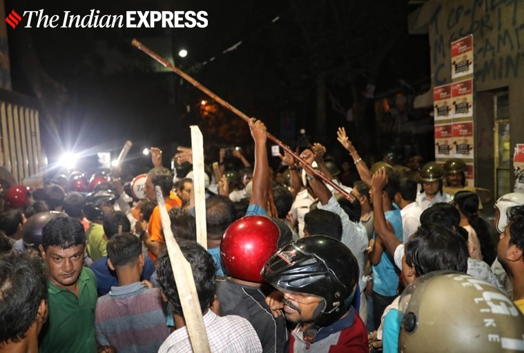 West bengal violence, jadavpur University violence, babul Supriyo, West Bengal government, Mamata Banerjee, India news, Indian express