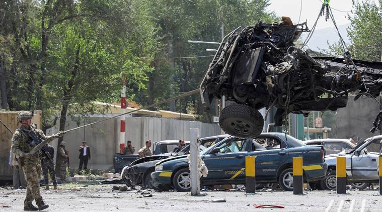 Car bombing in Kabul kills US, Romanian soldier, 10 Afghan civilians
