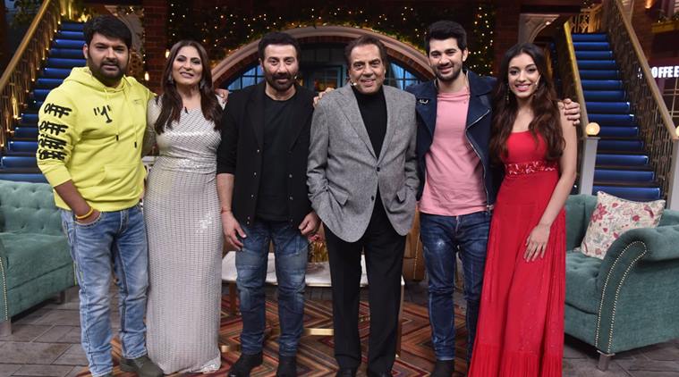 the kapil sharma show sunny deol and dharmendra