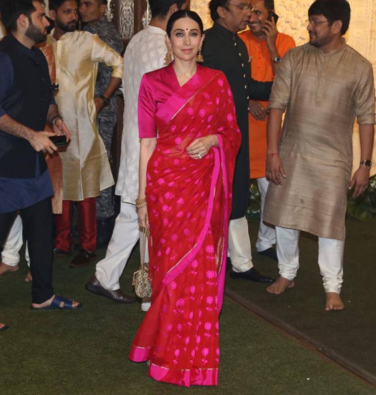 Alia Bhatt, Karisma Kapoor look resplendent at Ambani’s Ganesh ...