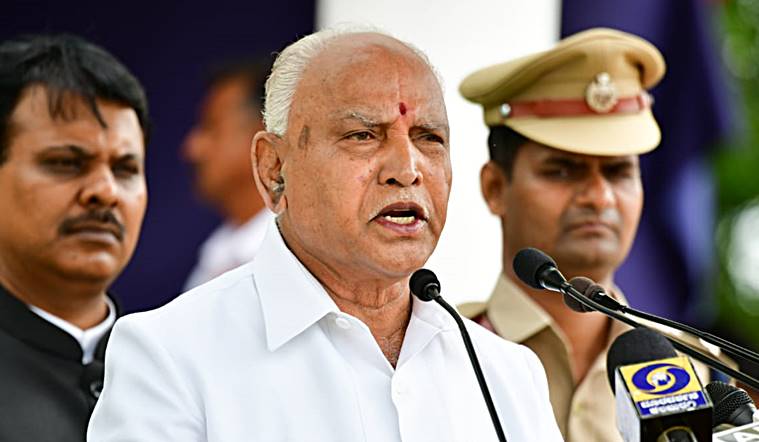 BS Yediyurappa, yeddyurappa, yediyurappa, BS Yeddyurappa new government karnataka, karnataka cm, karnataka political crisis, karnataka floods, lingayats, indian express