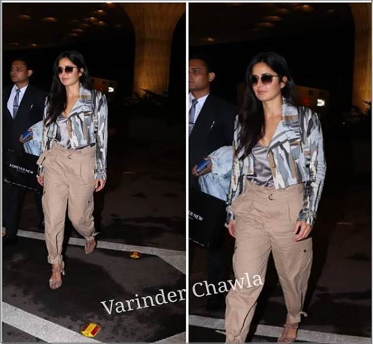 katrina kaif, airport look, indian express, indian express news