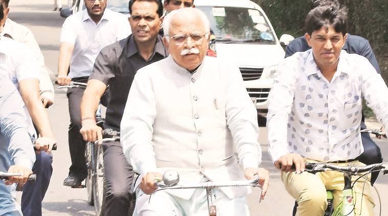 Haryana assembly polls, Haryana assembly election dates, Manohar lal khattar, Haryana chief minister, Haryana bjp, Haryana bjp seats, indian express