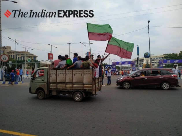 mohun bagan vs east bengal, mb vs eb, kolkata derby, kolkata derby photos, calcutta premier league, east bengal pics