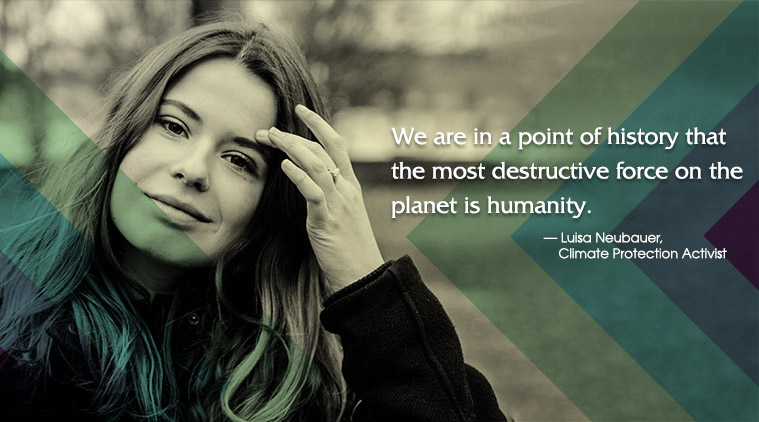 Luisa Neubauer, life positive, climate change, indian express news 