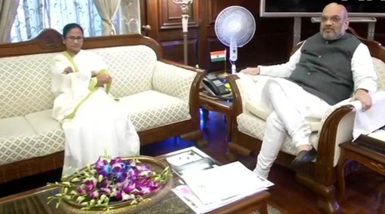 In meeting with Amit Shah, Mamata reiterates: Don’t want NRC in Bengal ...