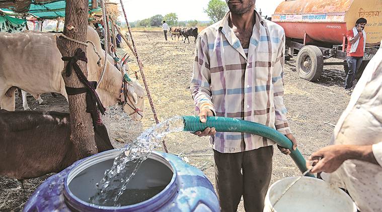 Marathwada water shortage, water shortage in Marathwada, Marathwada drought, drought-hit Marathwada, India news, Indian Express
