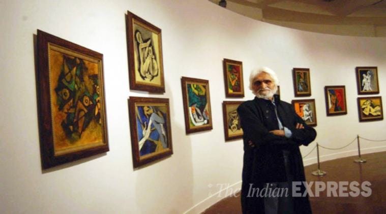 MF Husain, 104 MF Husain, indianexpress, birth anniversary MF Husain, indianexpress.com, ARA Frames, serigraphs, ganesha series mf husain, who was mf husain,