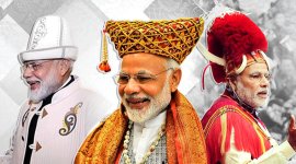 narendra modi, happy birthday modi, modi birthday, modiji birthday, indianexpress.com, indianexpress, modi's traditional attires, modi gamcha, modi foreign tours, Sooronbay Jeenbekov, Kyrgyzstan visit modi, modi kedarnath, modi northeast visit, modi port blair visit, modi ladoo, modi birthday celebrations, modi style, modi style statements,