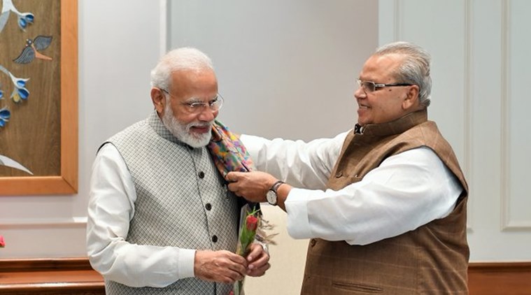 kashmir news, kashmir issue, satya pal malik meets modi, kashmir situation, kashmir lockdown, jammu and kashmir article 370