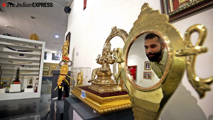 pm narendra modi gift auction, ngma gift auction, ngma delhi, modi gift e-auction, culture minister prahlad patel, namami gange funds, india news, indian express