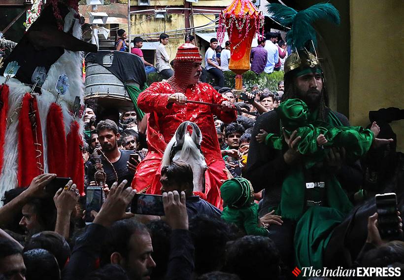 Muharram, Muharram celebration, Shia and sunni muharram celebration, moses muharram, imam hussain tragedy, battle of karbala, prophet muhammad muharram, indian express, indian express news