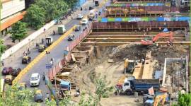 Metro 3 line, mumbai metro corridor, deforestation in mumbai, aarey protests in mumbai, mumbai metro construction, mumbai city news