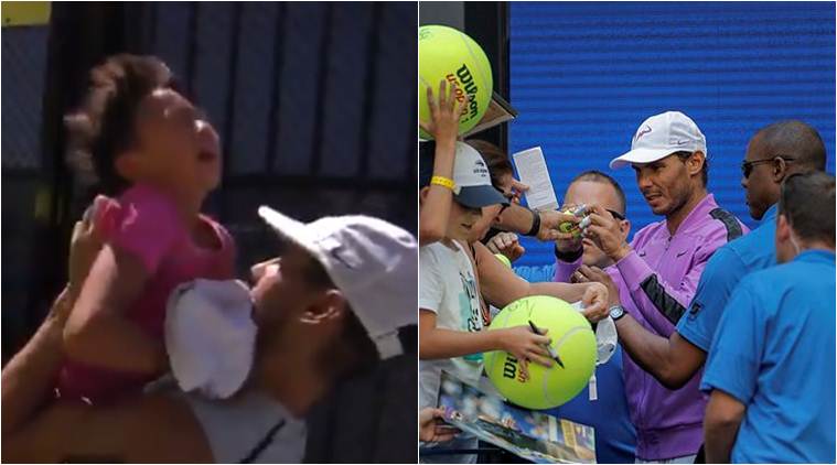 Watch: Rafael Nadal rescues crying kid from autograph-desperate crowd
