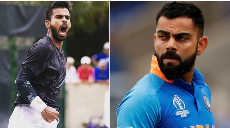 sumit nagal, sumit nagal virat kohli, virat kohli, sumit nagal us open, Virat Kohli Foundation, cricket news, sports news
