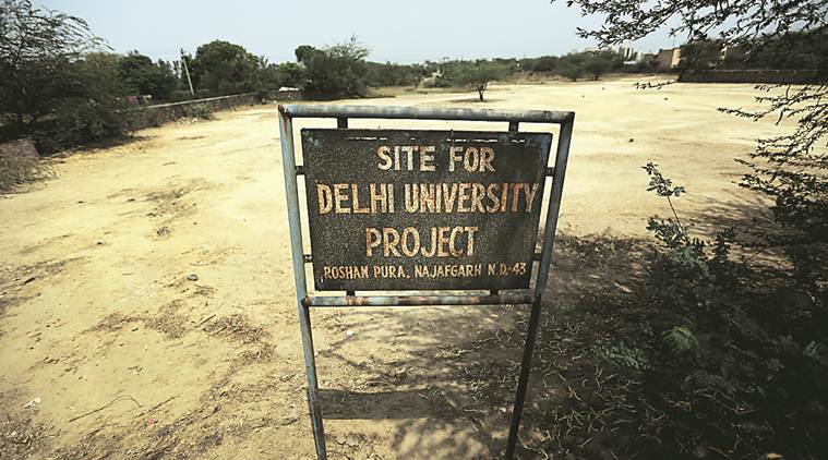 Allotted 30 yrs ago, land for DU campus in Najafgarh houses just a boundary wall