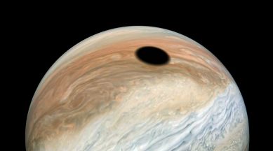nasa juno mission, nasa juno jupiter mission clicks lunar eclipse, juno mission lunar eclipse, nasa jupiter mission images, nasa clicks jupiter eclipse