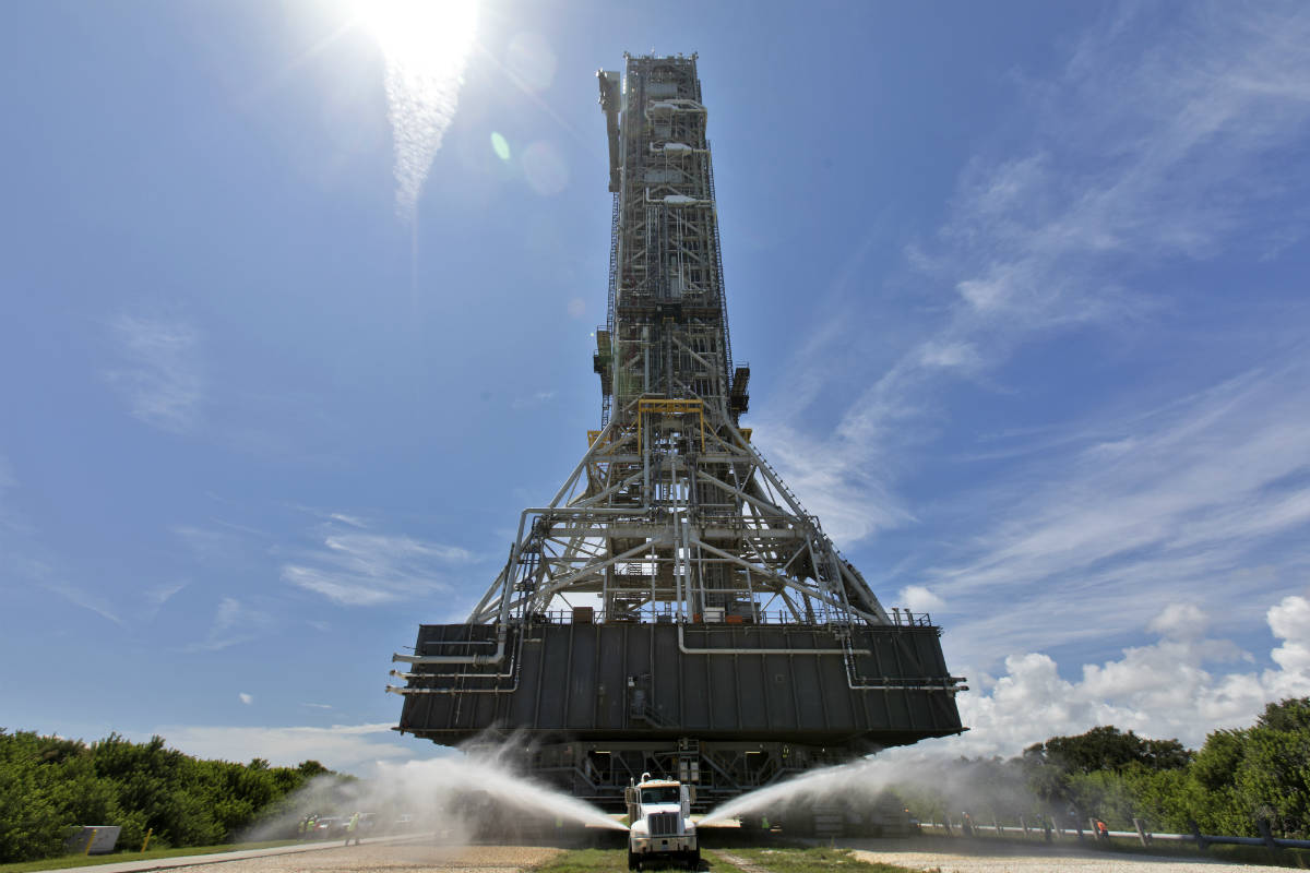 nasa sls rocket, nasa space launch system sls rocket, Bechtel National, nasa mobile launcher 2 ml2, nasa second mobile launcher, nasa moon to mars, nasa administrator jim bridenstine