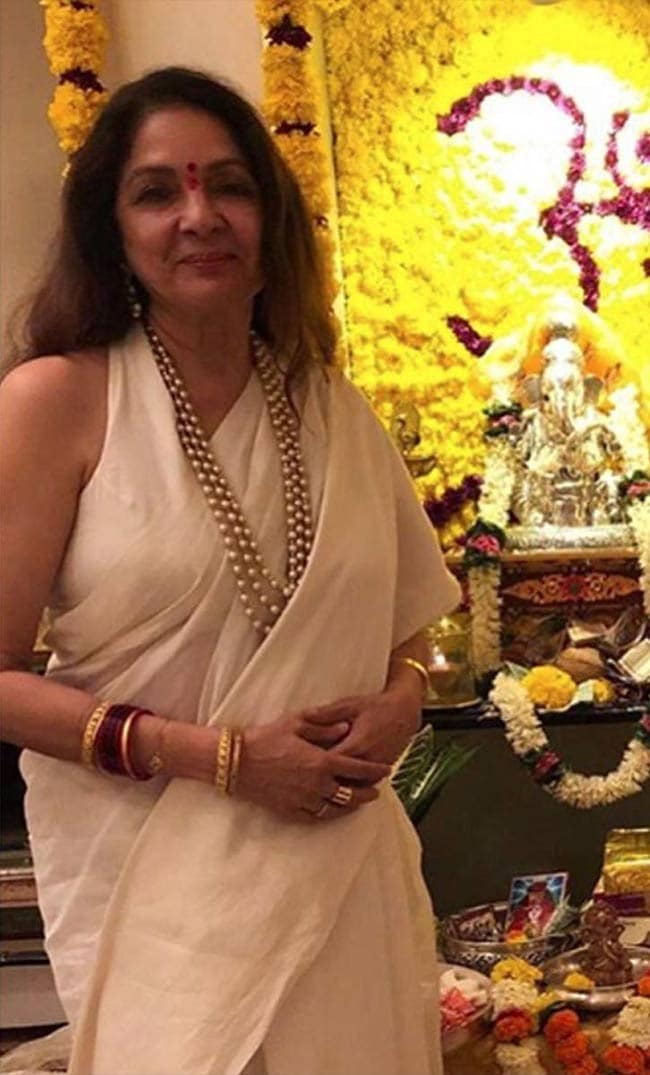 ganesh chaturthi, neena gupta, shilpa, shetty, sonali bendre ganesh chaturthi celebrations, indian express, indian express news