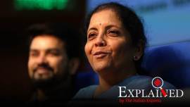 Corporate tax cuts, Corporate tax rate cuts, Corporate tax rates, Corporate taxes, Nirmala Sitharaman, Finance Minister Nirmala Sitharaman, GDP, India's GDP, GDP growth, Economic growth, Express Explained, Indian Express