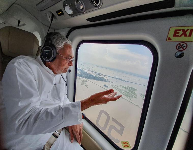 Bihar rains, Patna rains, Patna flooding, weather forecast, weather today, Nitish kumar, Weather news, Indian Express
