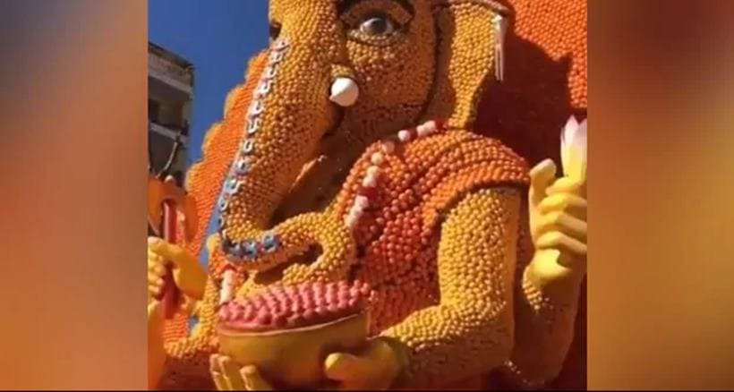 lord ganesha, ganesh chaturthi 2019, ganesh chaturthi celebrations, indianexpress.com, indianexpress, orange ganpati, chocolate ganpati, eco-friendly ganpati, sand ganpati, orange ganpati, arjun rampal ganpati,