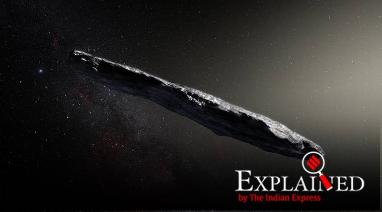 NASA, Oumuamua, interstellar object, solar system, spaceship, near-Earth spaceship, UFO, space news, Indian express