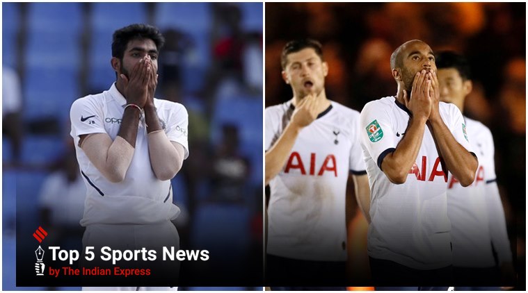 Top Sports News Headlines Today, September 25, 2019: Jasprit Bumrah injured, Spurs sink against lowly Colchester | Sport-others News