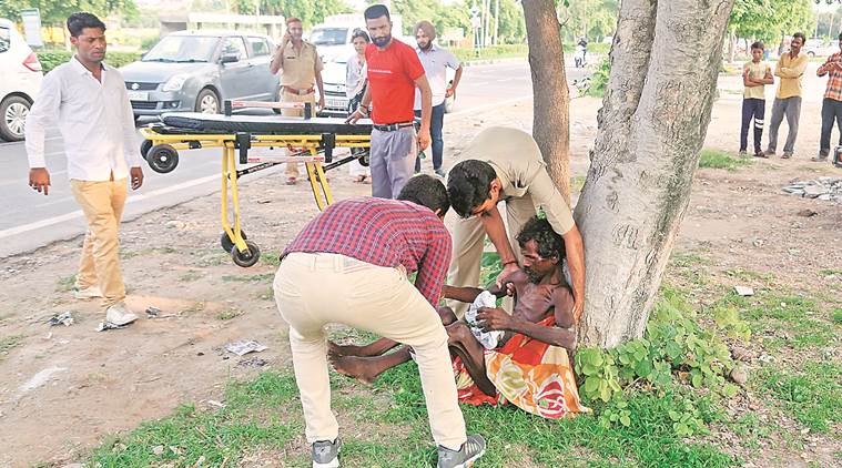 Panchkula, Panchkula news, malnourished man found, woman and child development department, indian express