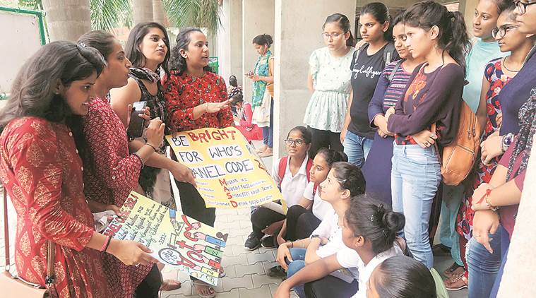 PU polls, pu candidates, pu poll parties, pu elections, pu student council elections, panjab university, indian express
