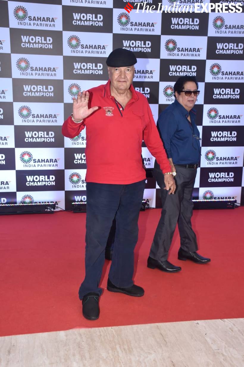 pv sindhu felicitation, pv sindhu, subrata roy, amitabh bachchan, abhishek bachchan, prem chopra, raj babbar, hansika motwani, anup soni