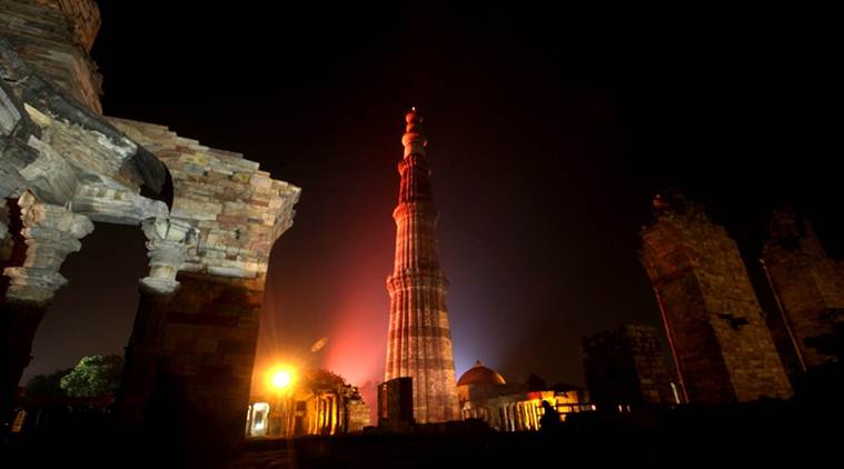 Qutub Minar, World heritage sites, monument, delhi monuments, Union Culture and Tourism Minister Prahlad Singh Patel, delhi news, indian express