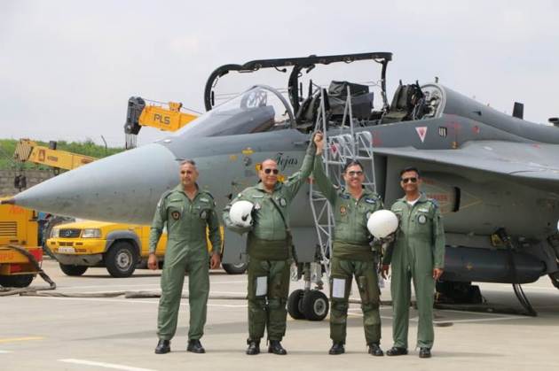 Rajnath Singh, Tejas fighter jet, Rajnath Singh Tejas fighter jet, Rajnath Singh Tejas jet, Rajnath Singh Tejas, Tejas jet Rajnath Singh, Tejas fighter jet Rajnath Singh, Rajnath Singh defence minister, India news, Indian Express