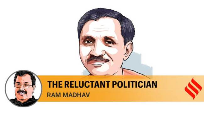 deen dayal upadhyaya, deen dayal upadhyaya birthday, deen dayal upadhyaya birth anniversary, deen dayal upadhyaya, deen dayal upadhyaya 103 birth anniversary, deen dayal upadhyaya birth date, Ram Madhav, Ram Madhav Indian Express, pandit deen dayal upadhyay, pandit deen dayal upadhyay birthday, pandit deen dayal upadhyay death date
