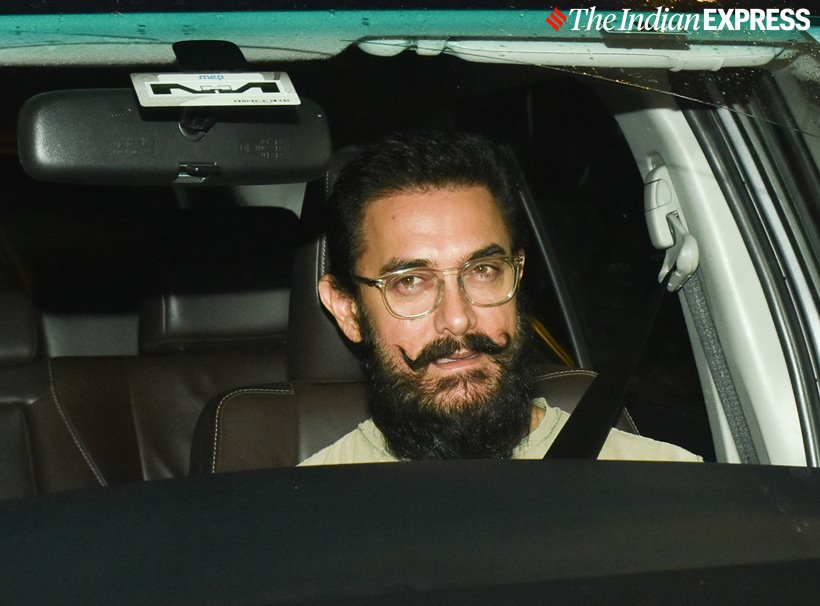 aamir khan at ranbir's birthday party