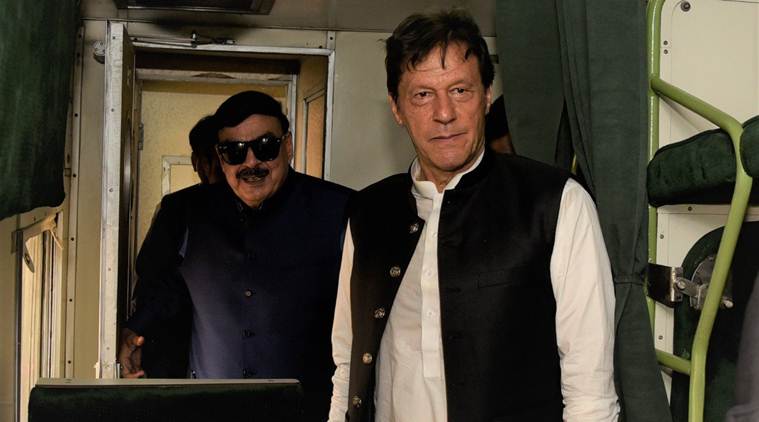 Imran Khan, Pakistan Prime Minister, Sheikh Rasheed Khan, Sheikh Rasheed Khan comments, Kashmir issue, Jammu and Kashmir issue, Article 35 A, Article 370, Article 370 scrapped, India news, Indian Express
