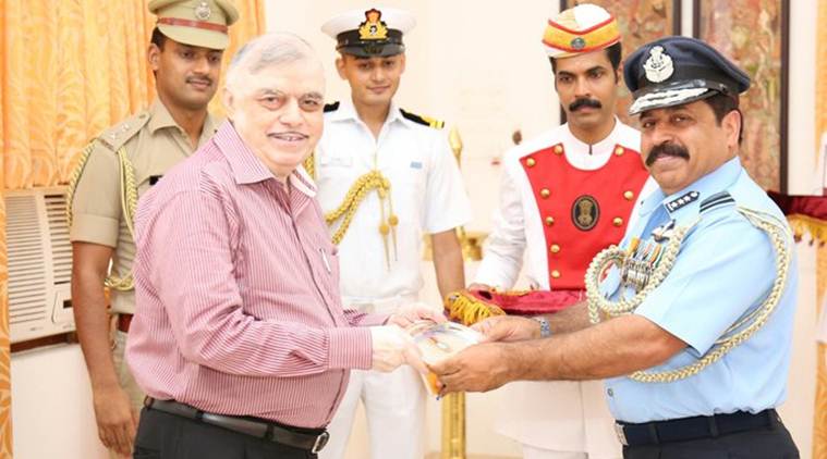 RKS Bhadauria, Rakesh Kumar Singh Bhadauria, Indian Air Force, Indian Air Force chief, Chief of Air Staff, BS Dhanoa, BS Dhanoa retirement, India news, Indian Express