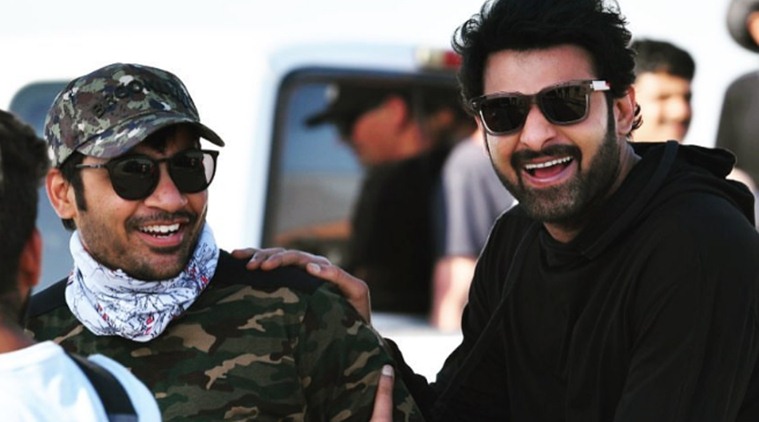 Sujeeth with Saaho director Prabhas
