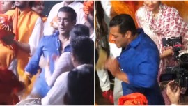 salman khan at ganesh visarjan