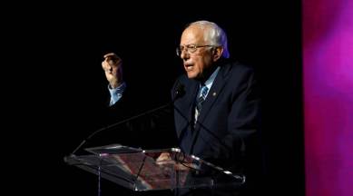 Bernie Sanders, Joe Biden, Bernie Sanders attack on Joe Biden, Joe Biden Bernie Sanders, US elections, US presidential elections, World news, Indian Express
