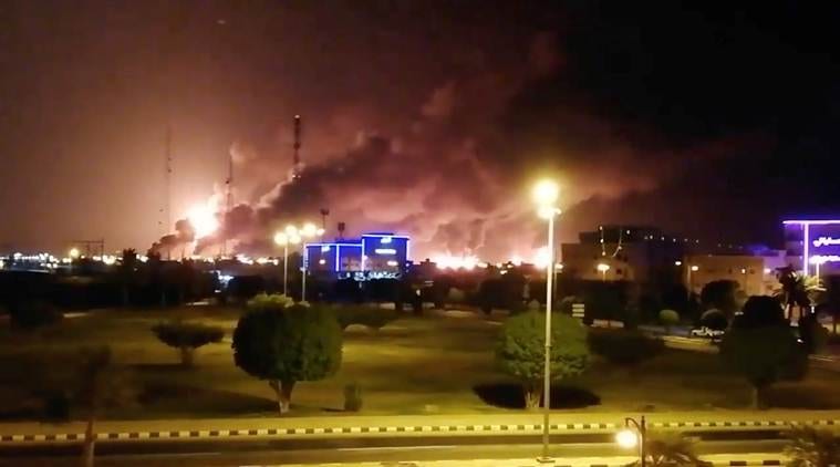 Fires from drone attacks on two Aramco sites under control, says Saudi govt spokesman