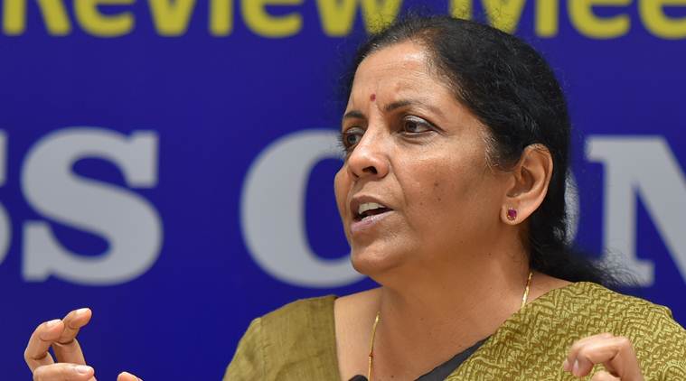 GST cut, GST rate cut, Nirmala Sitharaman, Finance Minister, Goods and Services Tax, GST tax, GST tax rate, current GST tax rates, corporate tax rate cut, cut on corporate tax rates, Business news, Indian Express