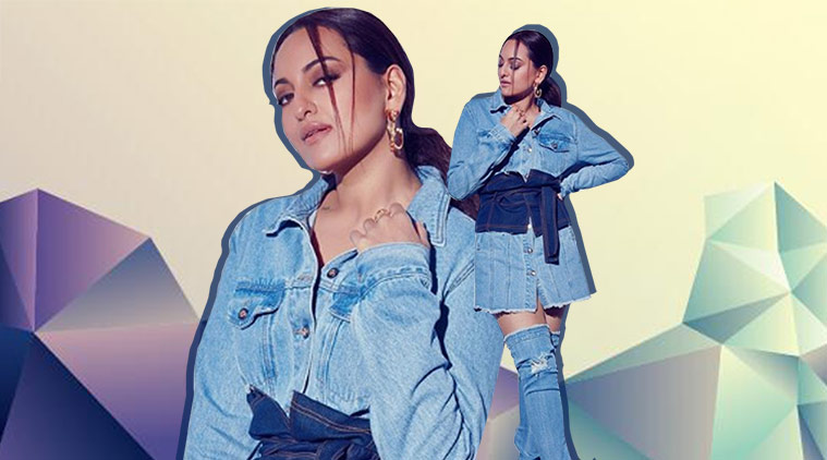Sonakshi Sinha Boob Sex - Sonakshi Sinha fails to impress in this head-to-toe denim look; see pics |  Lifestyle News,The Indian Express