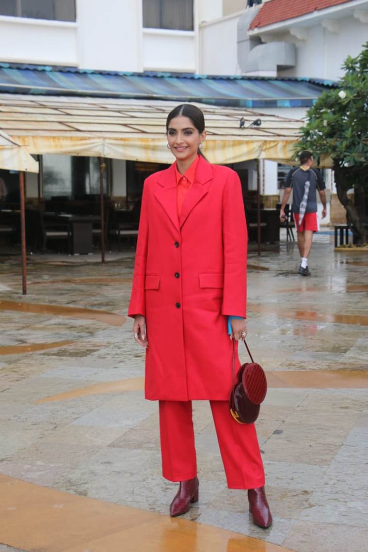 The Zoya Factor promotions: Sonam Kapoor Ahuja steps out in red, again ...